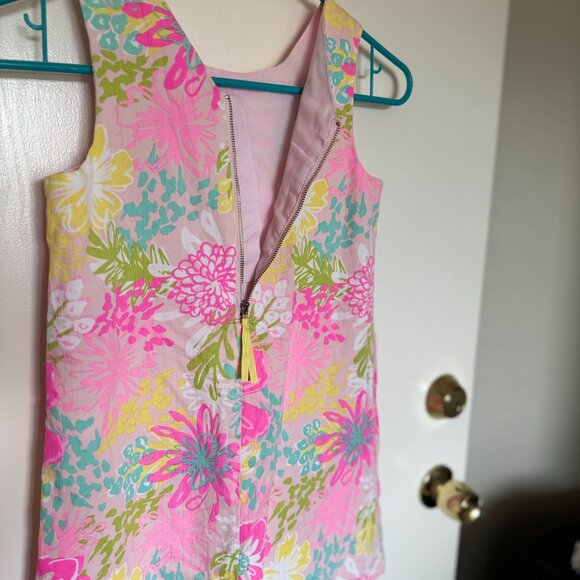 Tommy Bahama Girls Sleeveless lined dress‎ flowers pink Size 8 - Picture 4 of 7